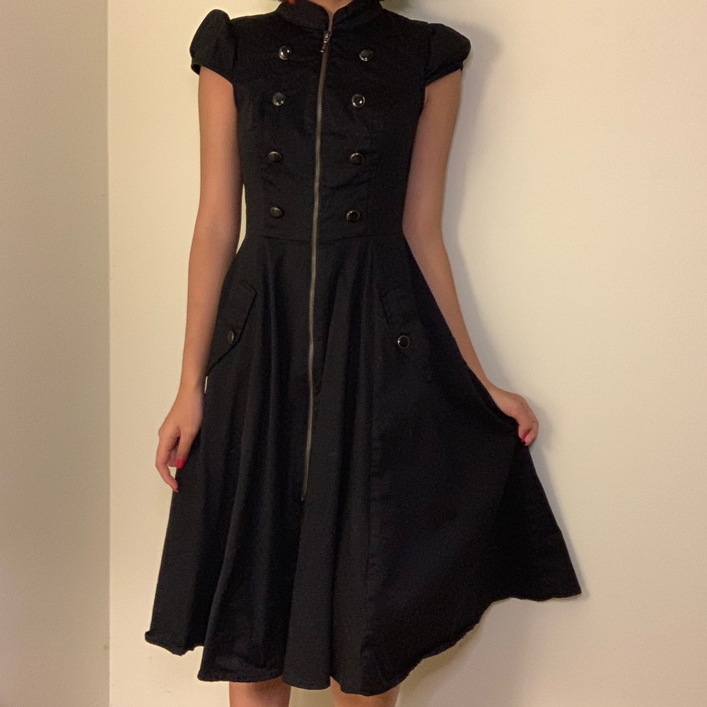 gothic steampunk dress